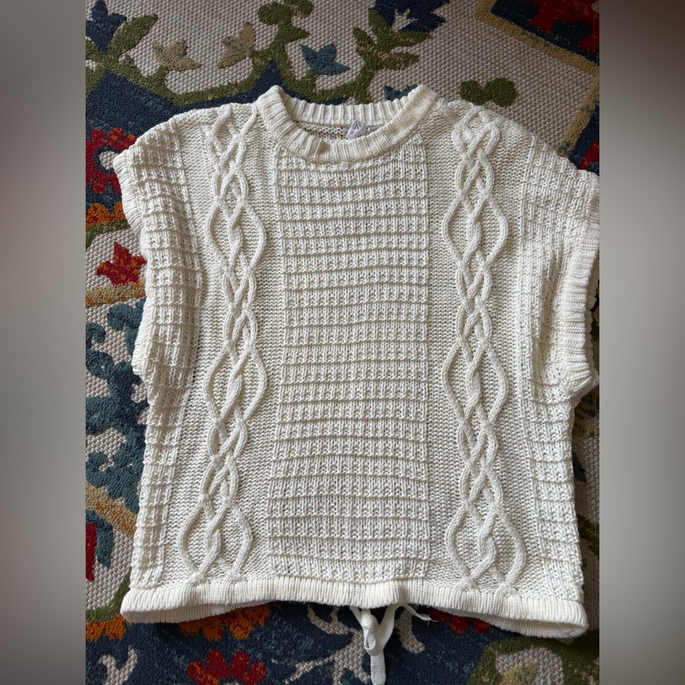Elan Women's Cable Knit Sweater - Cream